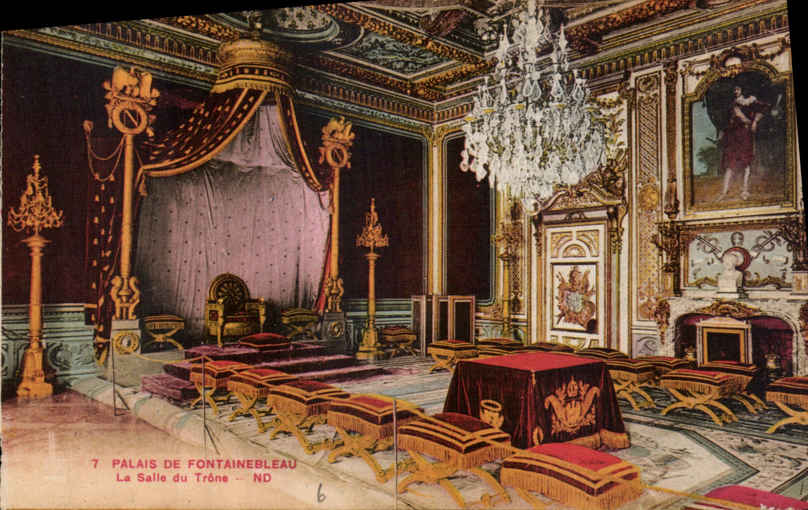 CPA Palais de Fontainebleau La Salle du Trone 