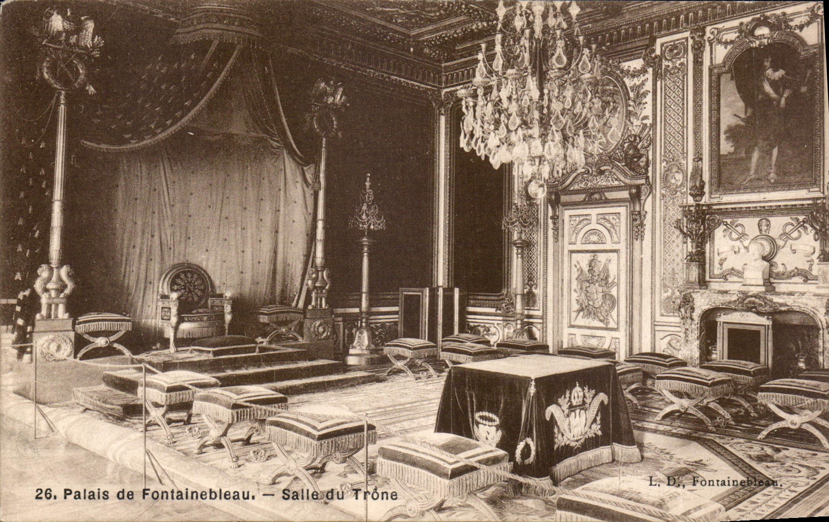 CPA Palais de Fontainebleau Salle du Trone 
