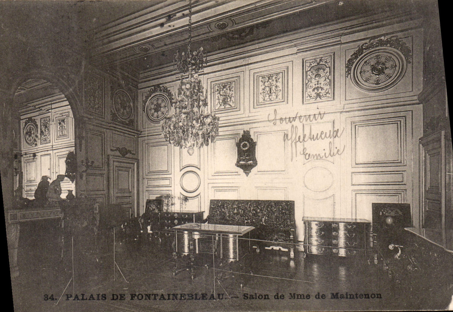 CPA Palais de Fontainebleau Salon de Mme de Maintenon 