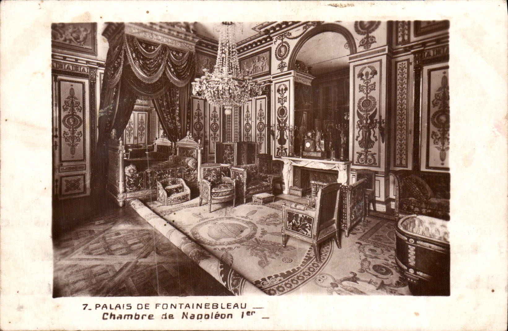 CPA Palais de Fontainebleau Chambre de Napoleon Ier