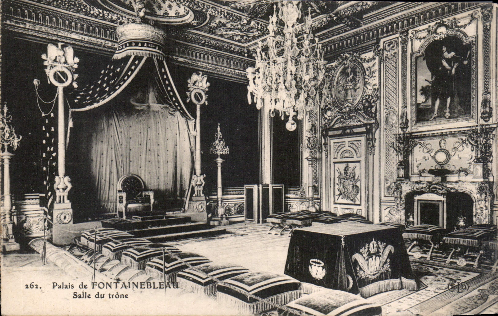 CPA Palais de Fontainebleau Salle du Trone 