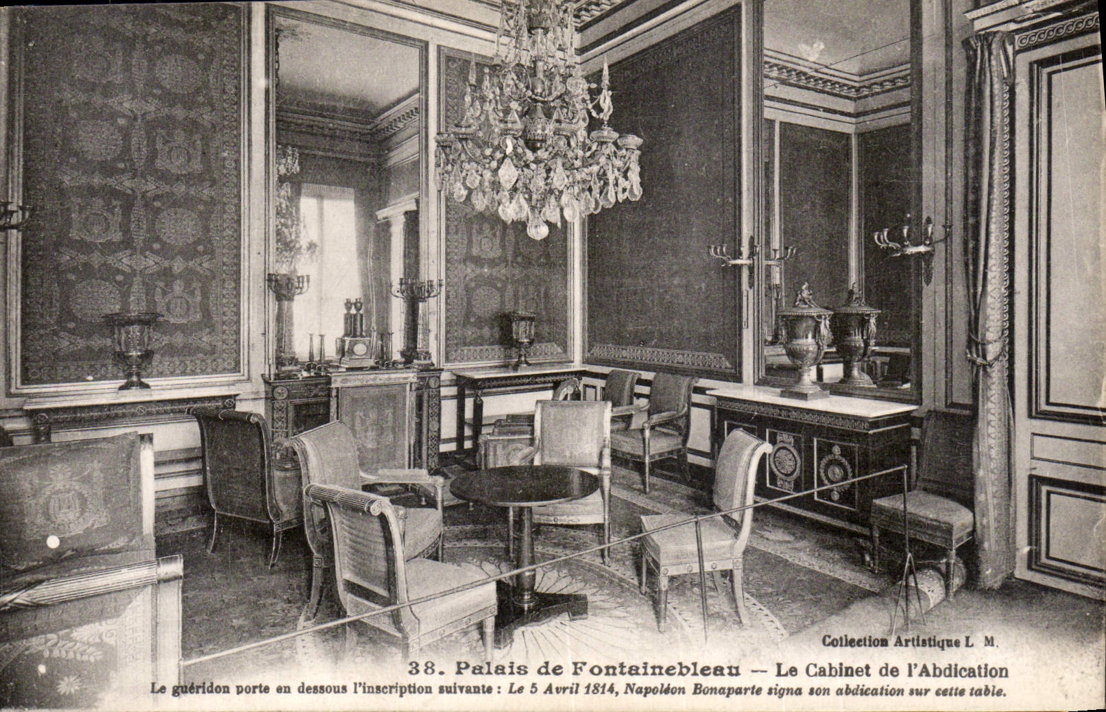 CPA Palais de Fontainebleau le Cabinet de l'Abdication 