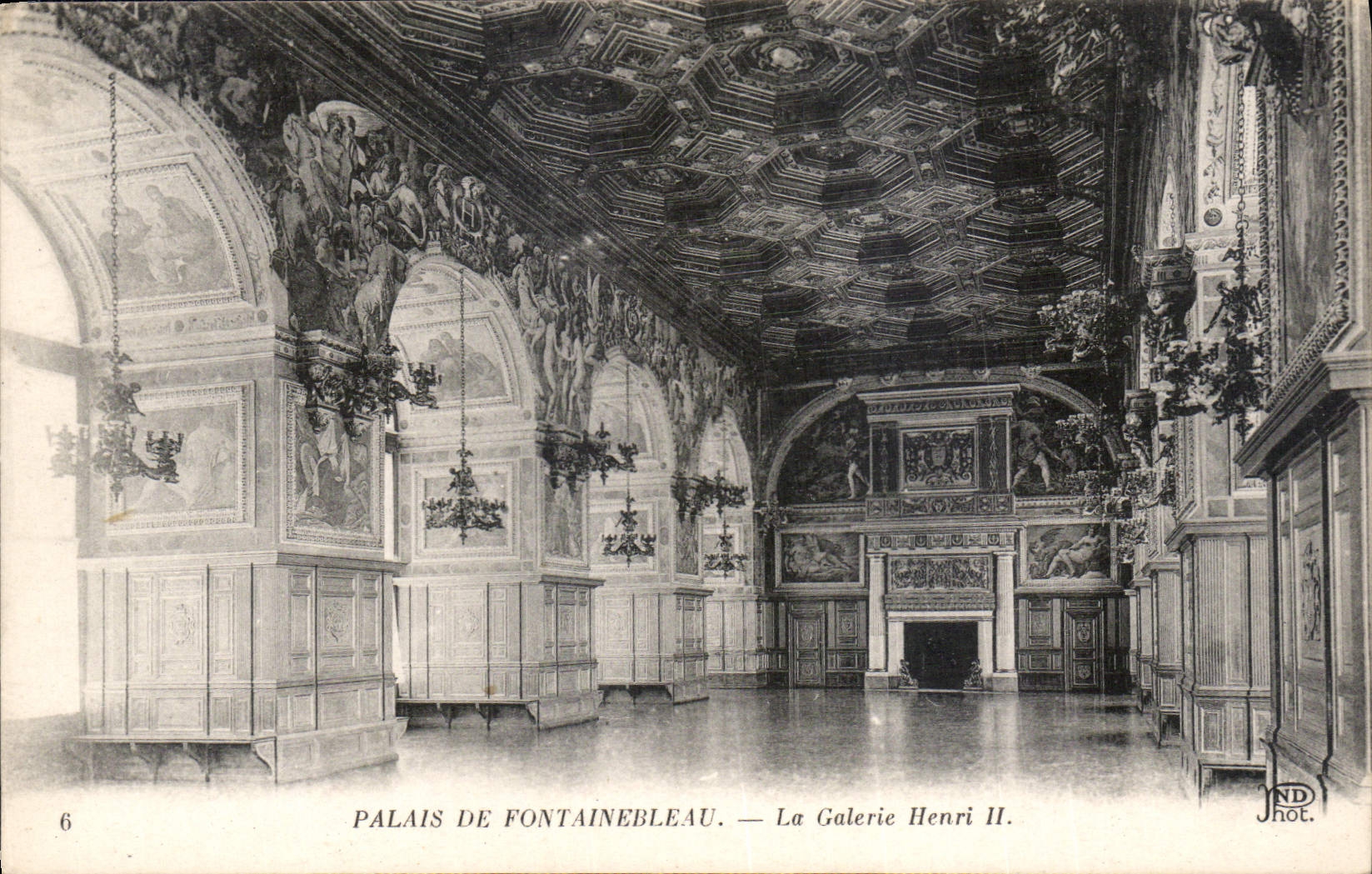 CPA Palais de Fontainebleau La Galerie Henri II