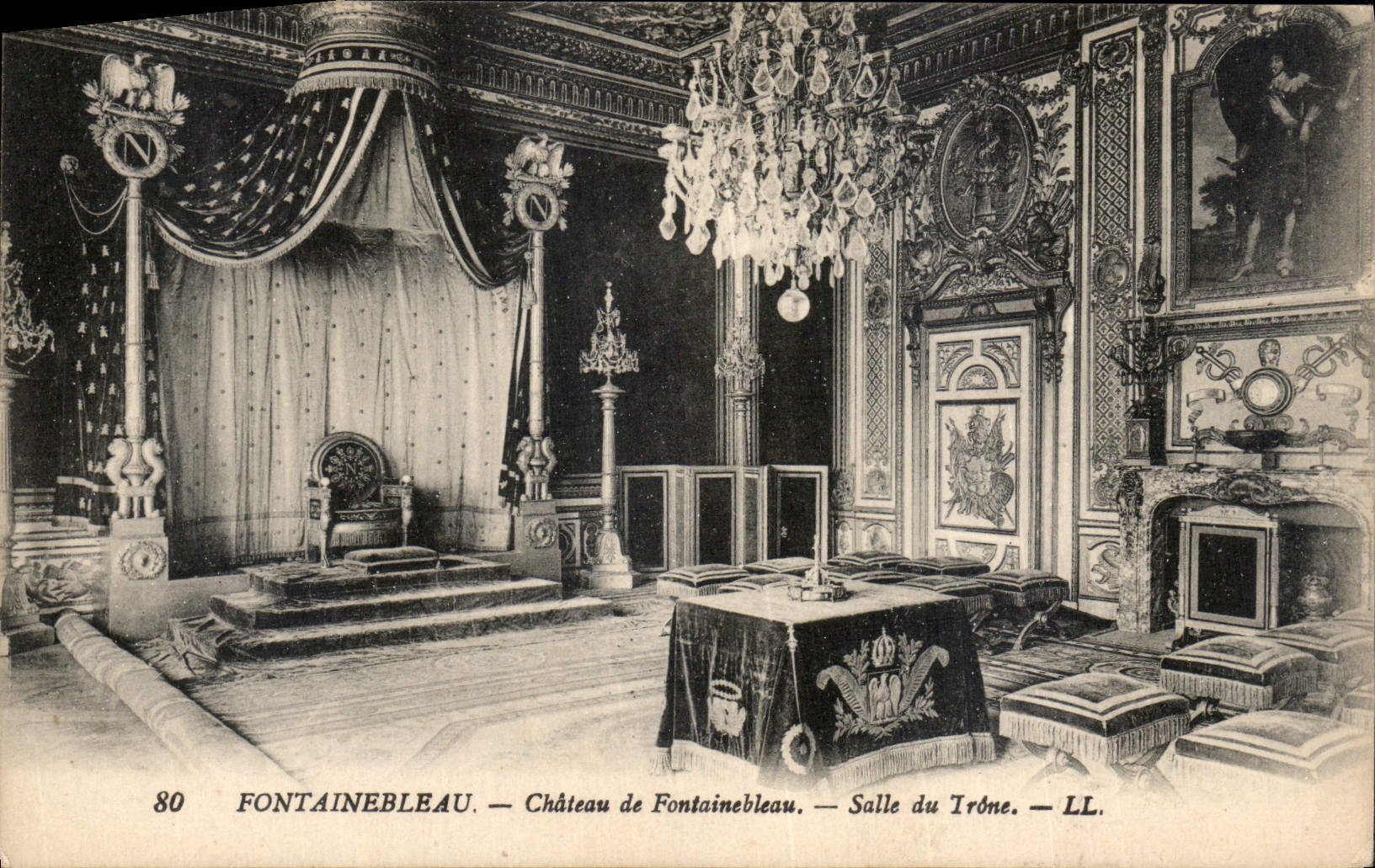CPA Fontainebleau Chateau de Fontainebleau Salle du Trone 