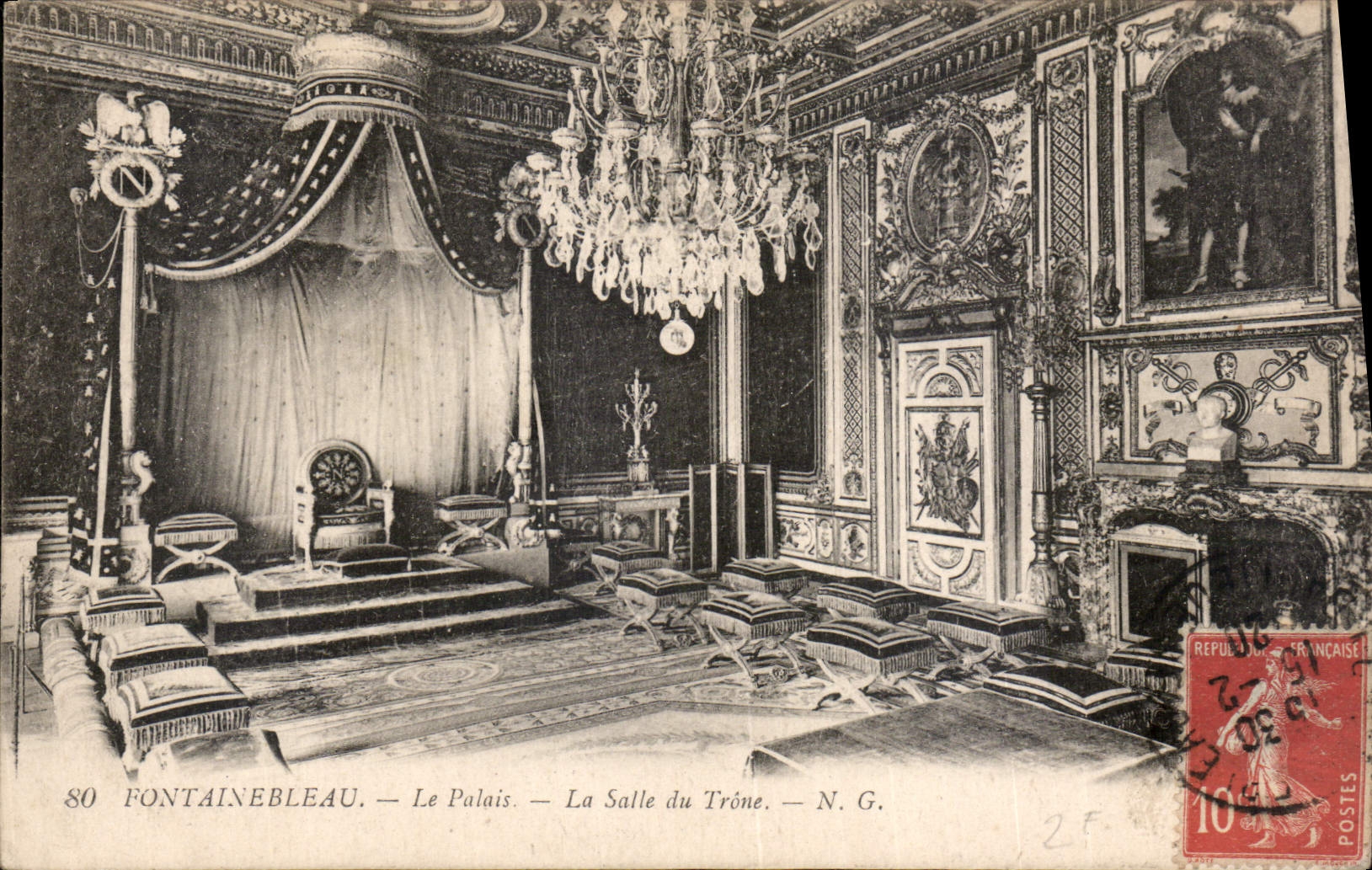 CPA Fontainebleau Le Palais La Salle du Trone