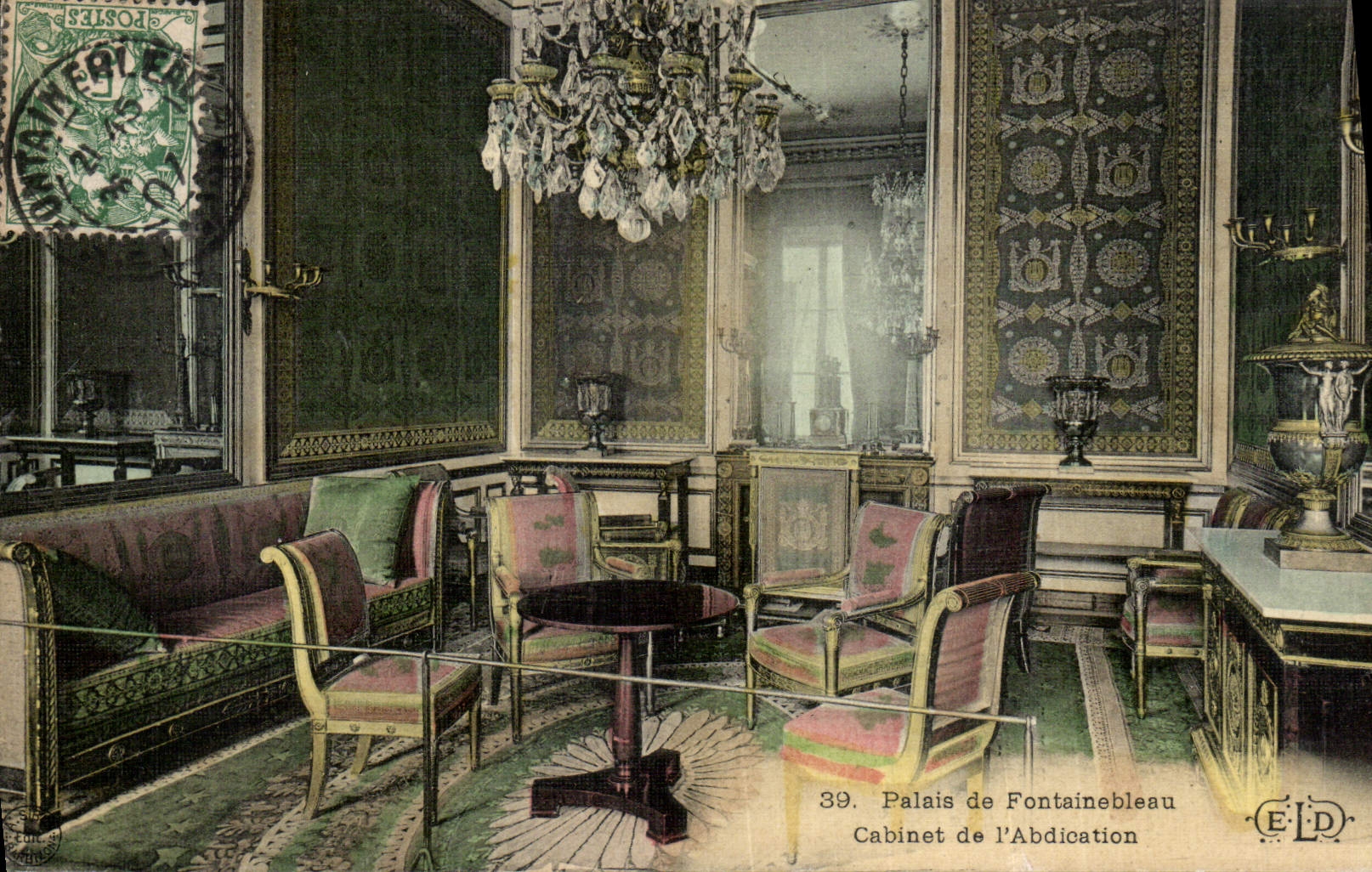 CPA Palais de Fontainebleau Cabinet de l'Abdication 