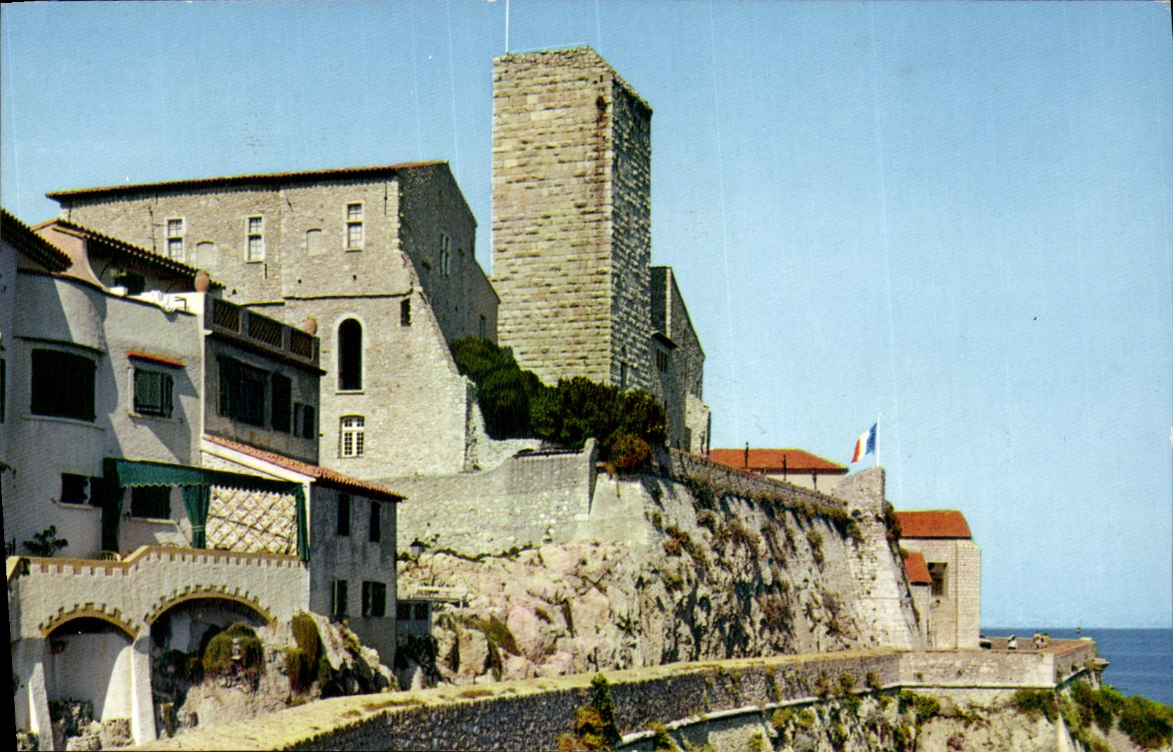 CPA Cote d'Azur Carrefour Mondial du Tourisme Antibes Chateau Musee Grimaldi 