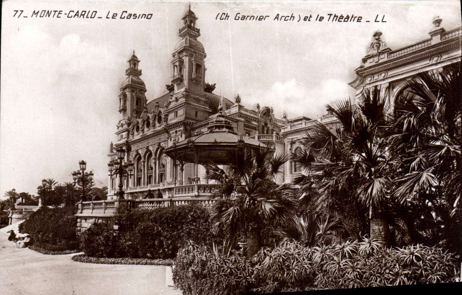 CPA Monte Carlo le Casino et le Theatre