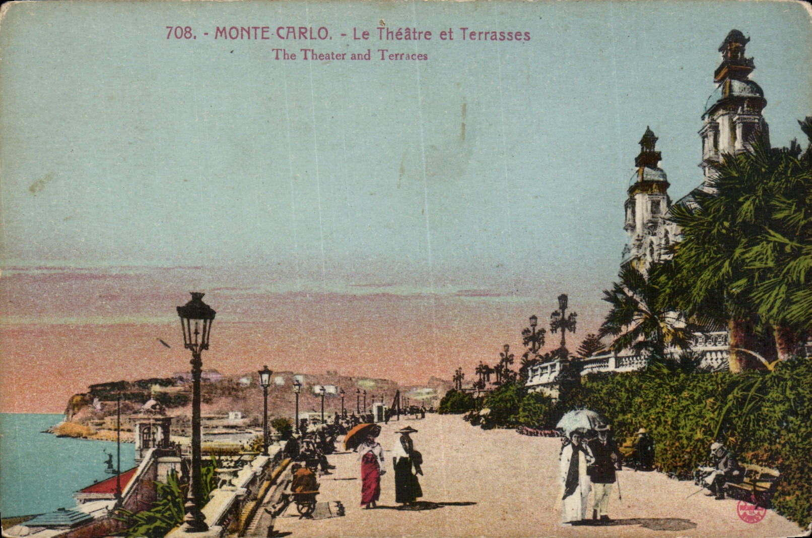 CPA Monte Carlo le Theatre et Terrasse