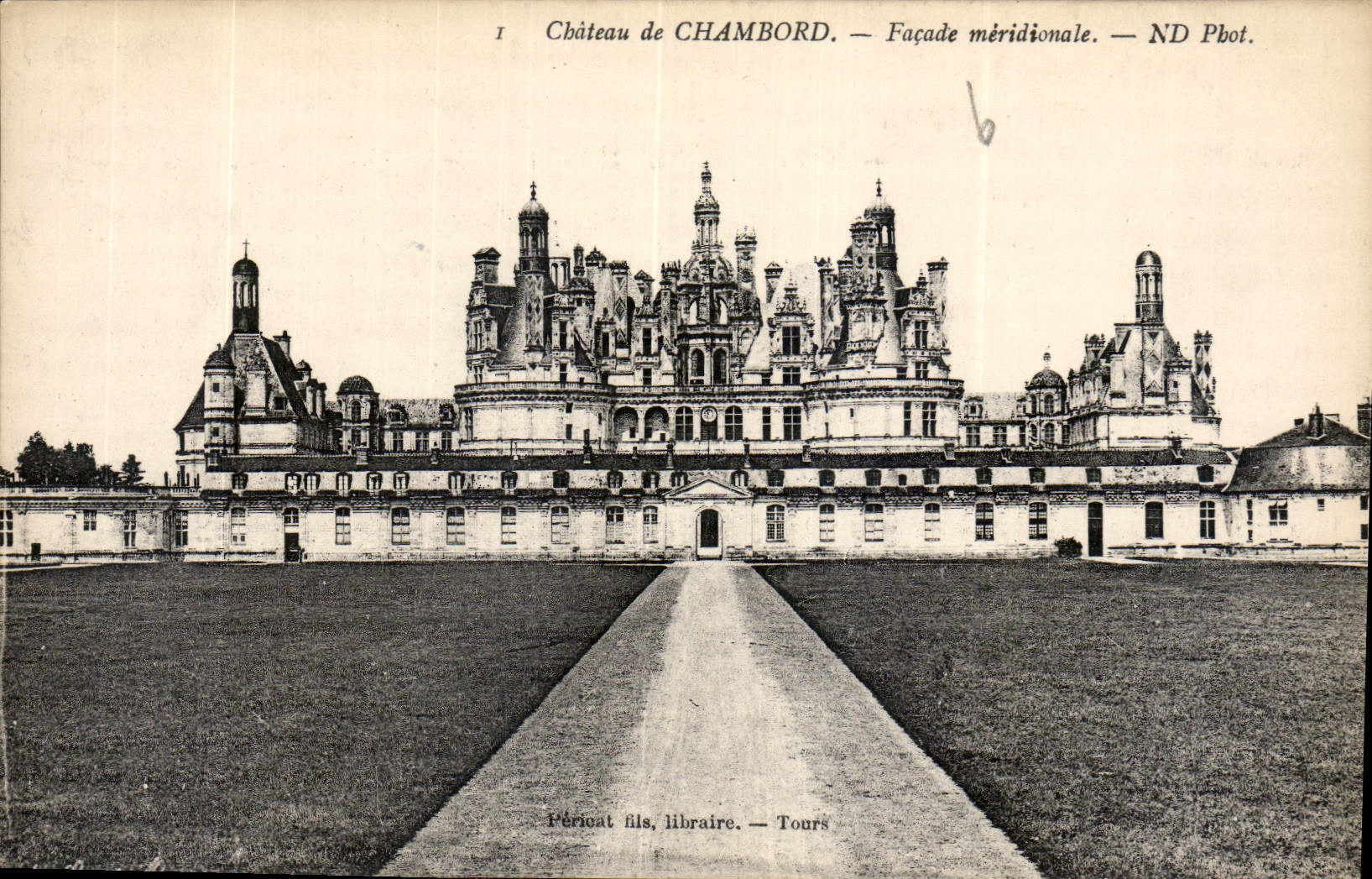CPA Chateau de Chambord Facade Meridionale