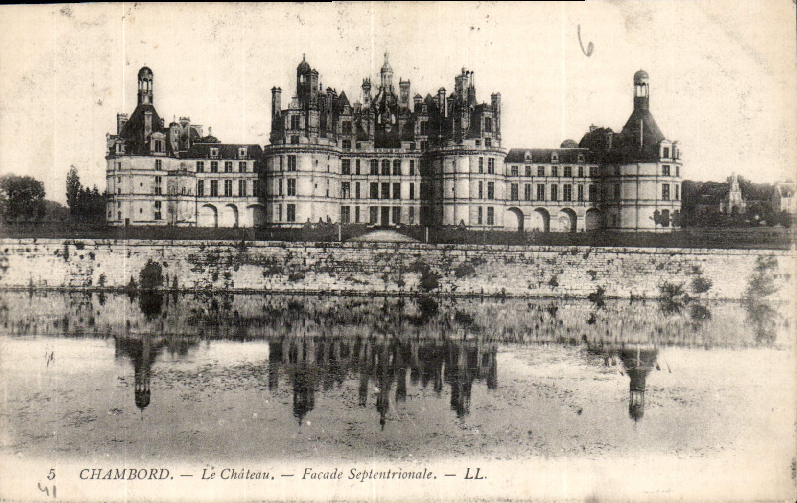 CPA Chambord le Chateau Facade Septentrionale