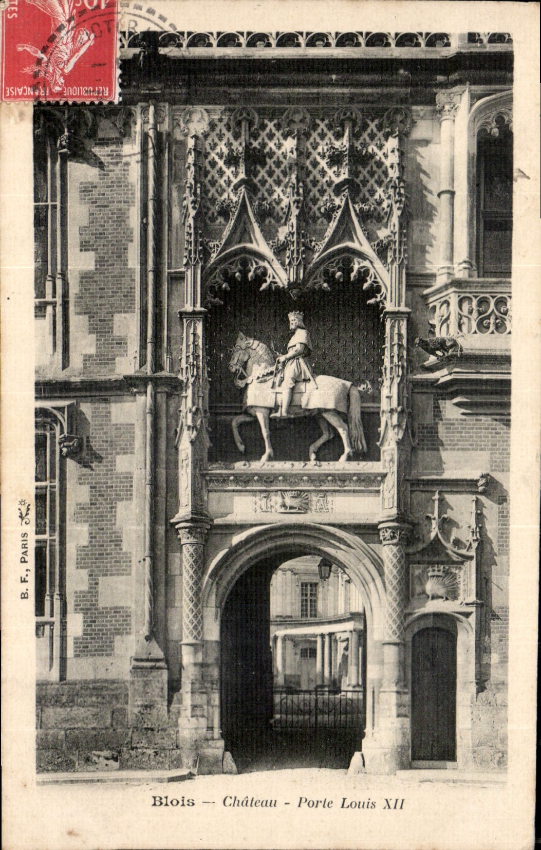 CPA Blois Chateau Porte Louis XII 