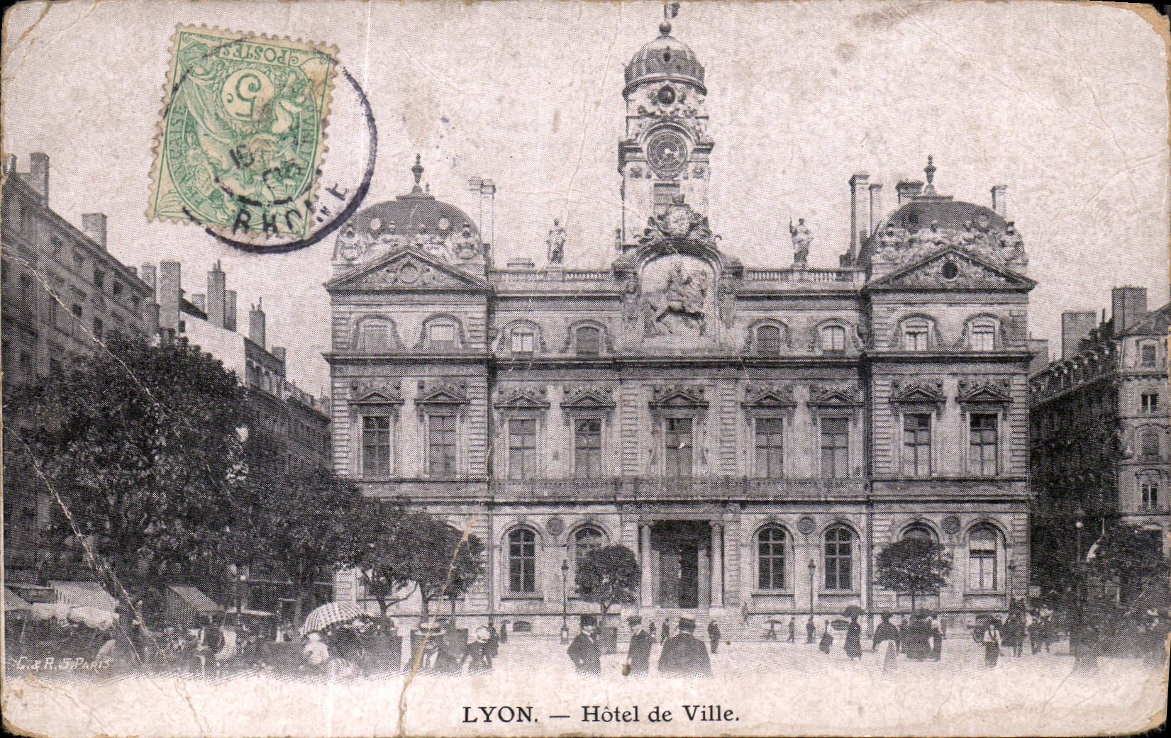 CPA Lyon Hotel de ville