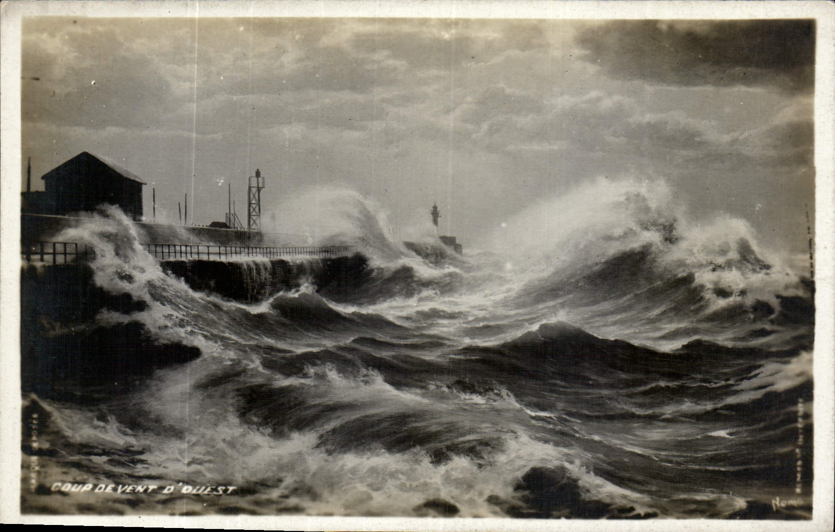 CPA Coup de Vent d'Ouest 