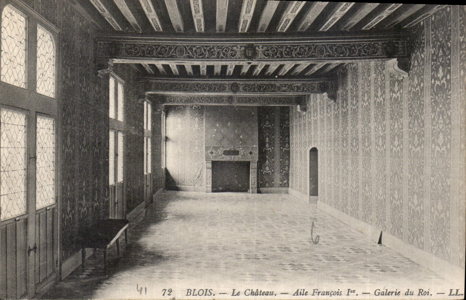 CPA Blois le Chateau Aile Francois ier Galerie du Roi 