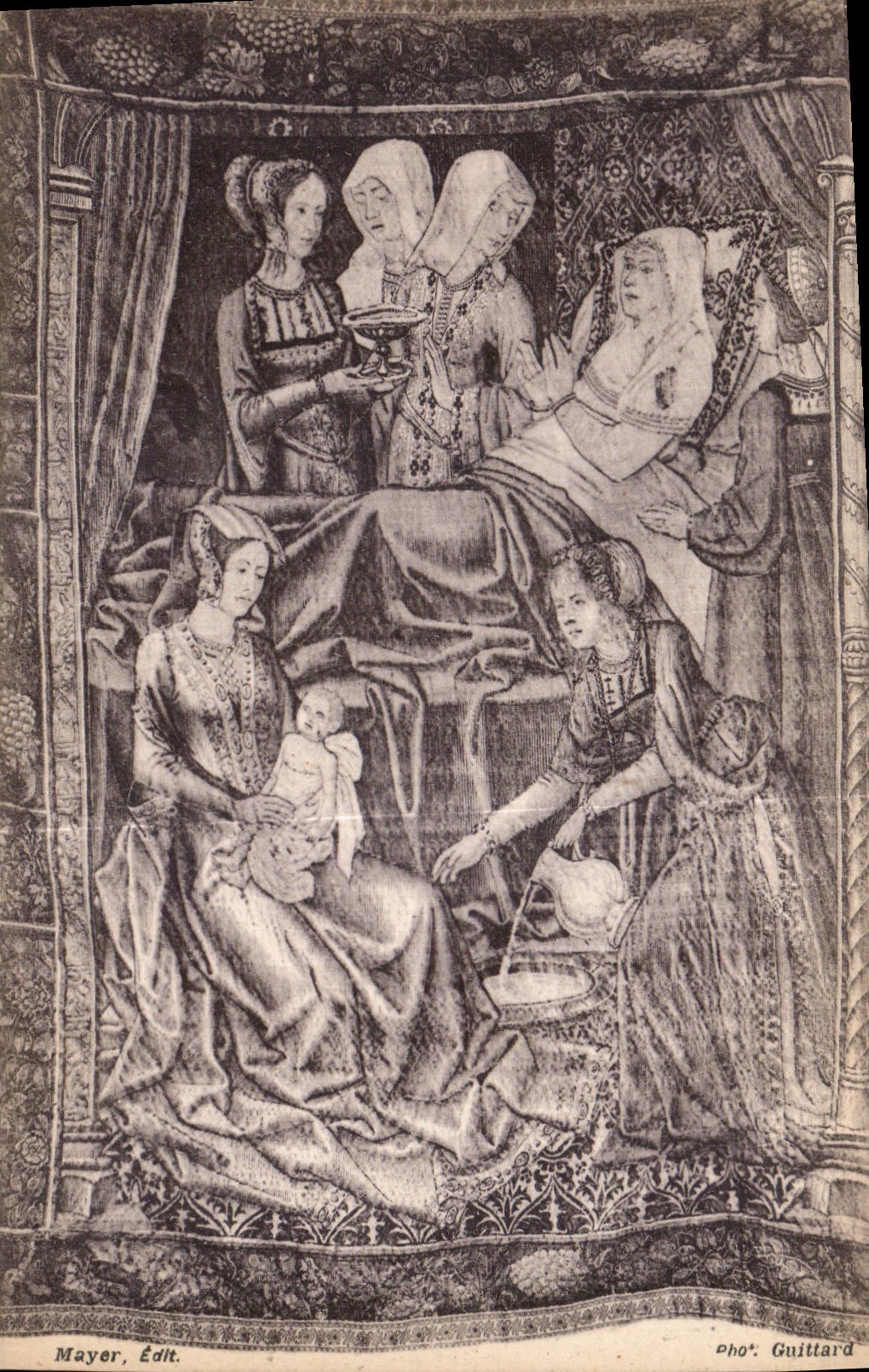 CPA Aix en Provence Cathedrale St Sauveur Tapisseries Flamandes XVI S