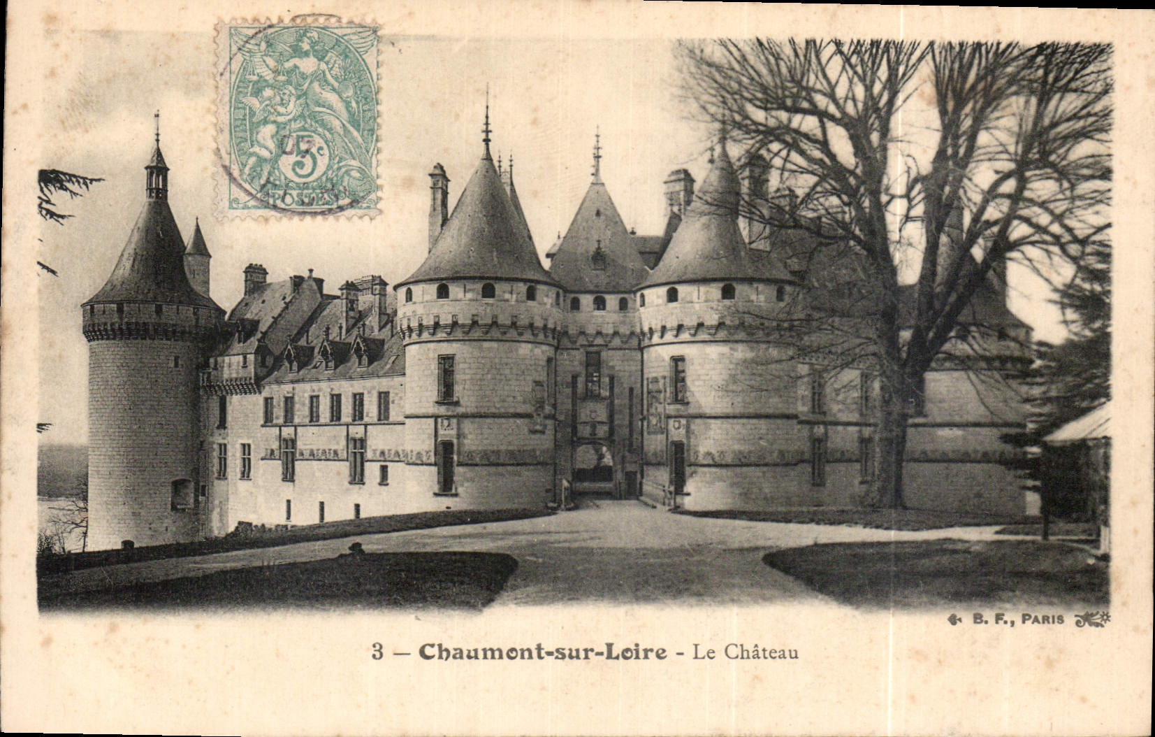 CPA Chaumont sur Loire le Chateau