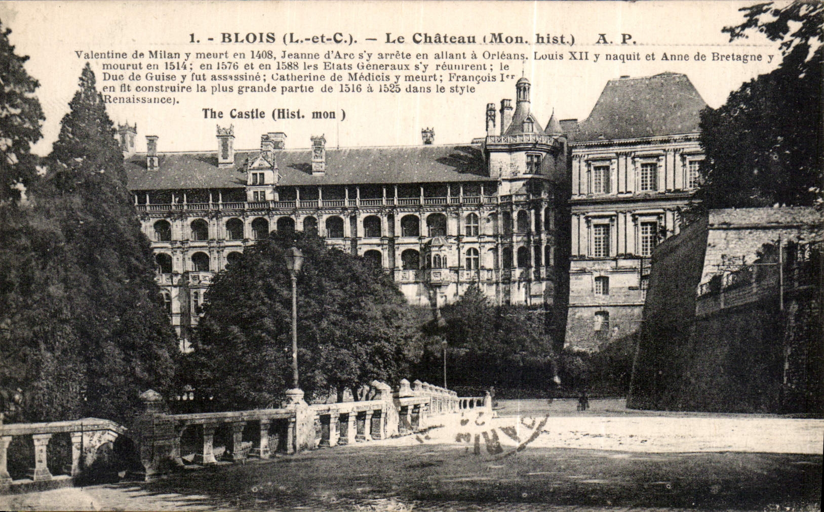 CPA Blois L et C le Chateau Mon hist 