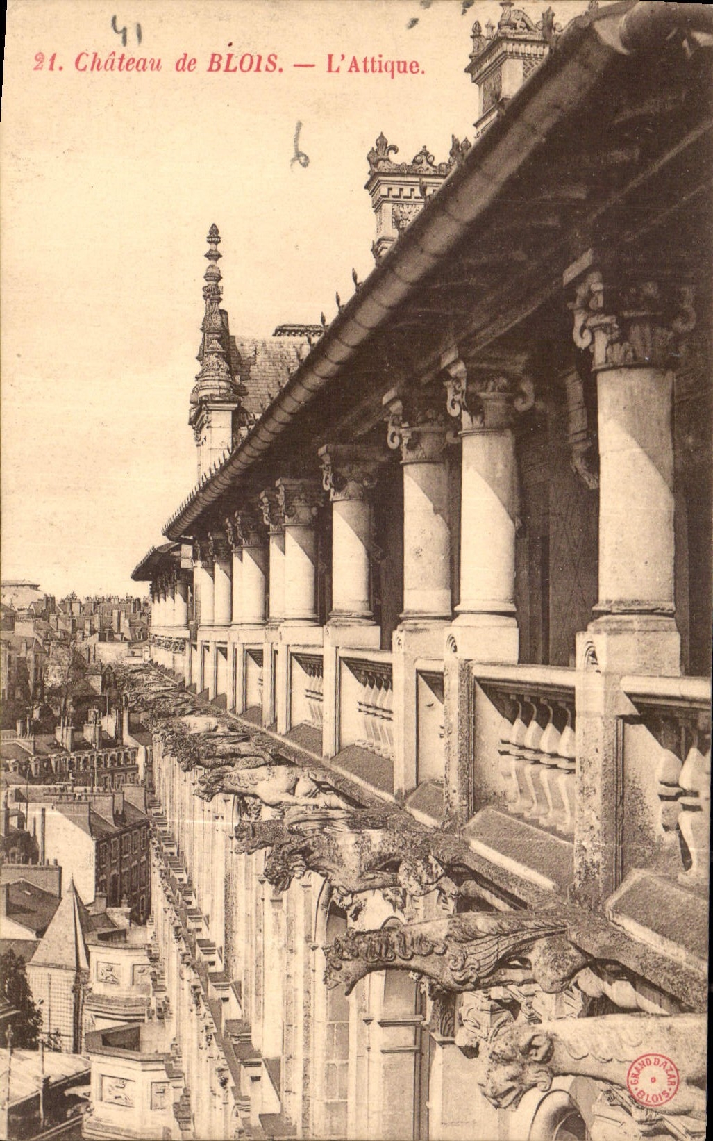 CPA Chateau de Blois l'Attique 