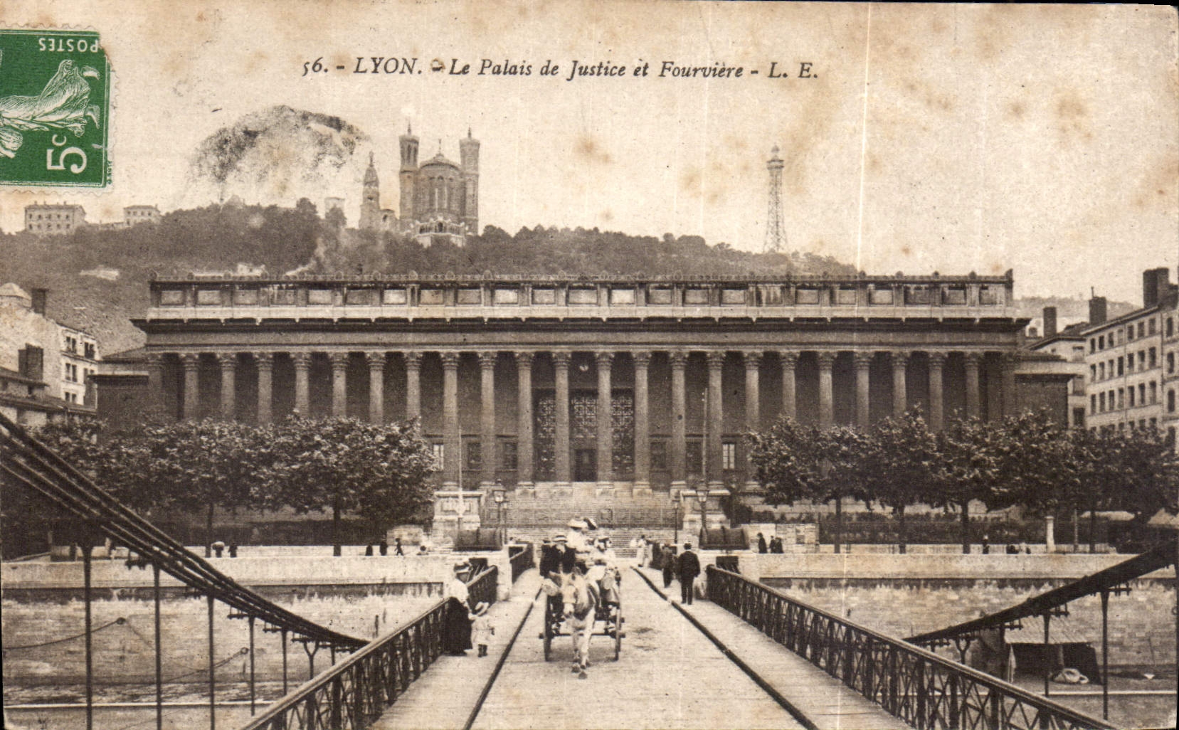 CPA Lyon le Palais de Justice et Fourvriere 