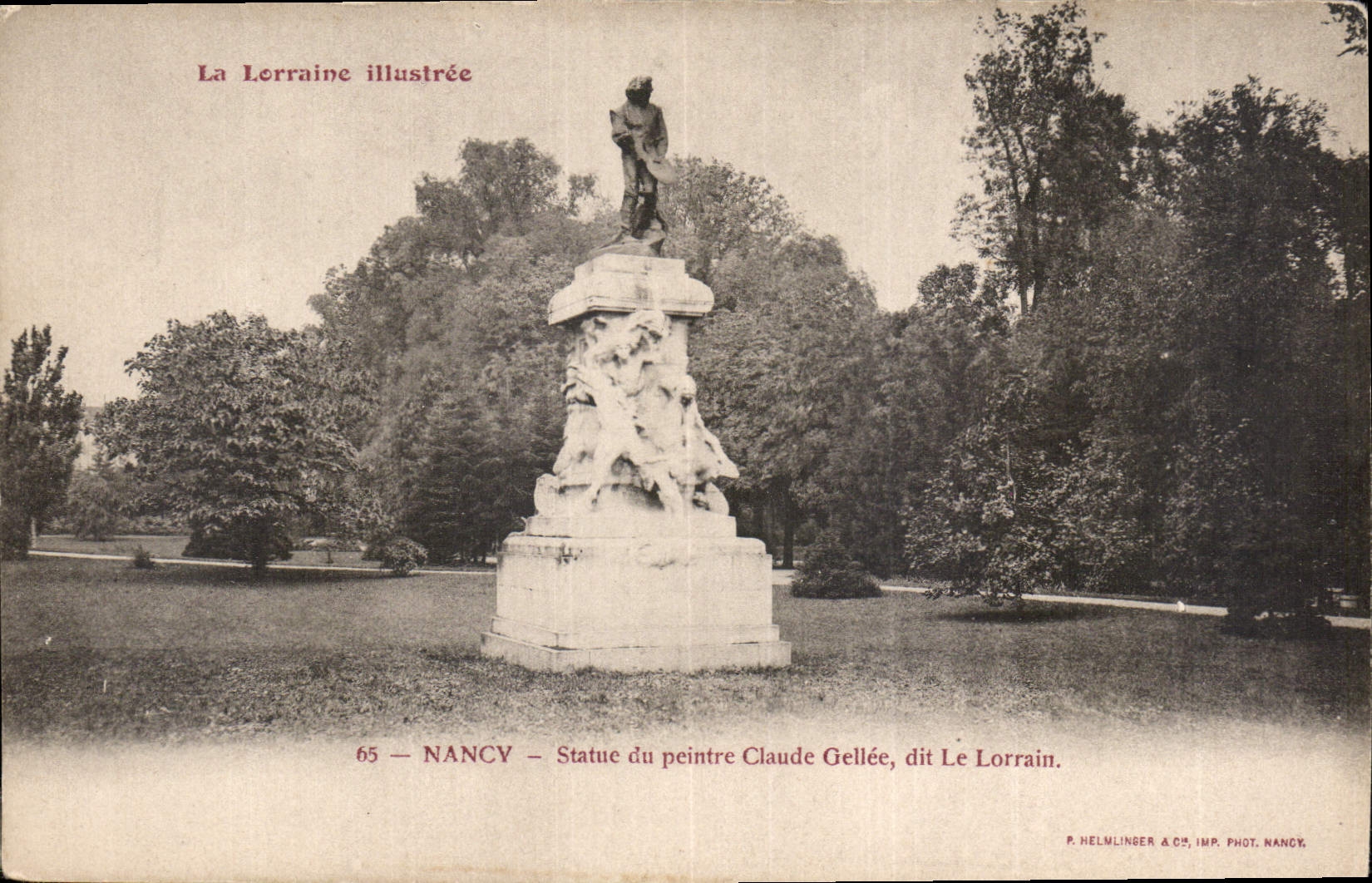 CPA Nancy Statue du Peintre Claude Gellee dit le Lorrain 