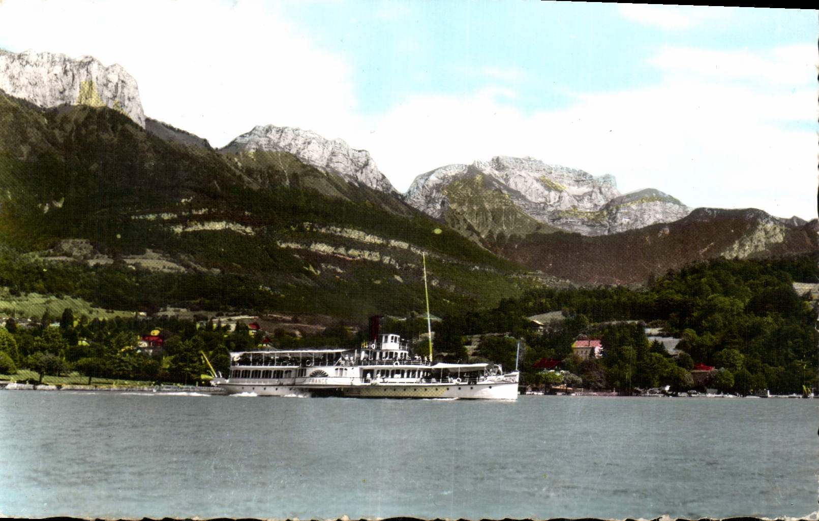 CPA Menton Saint Bernard Depart du Bateau France 