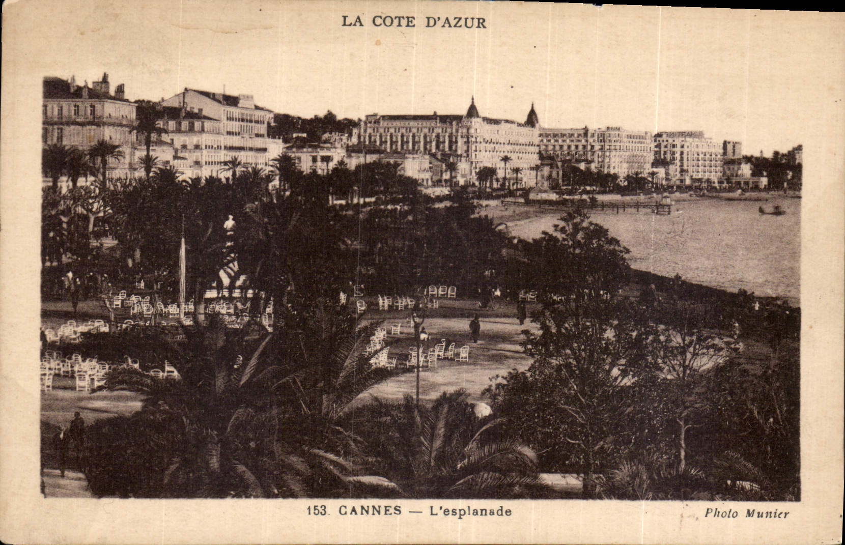 CPA Cannes l'Esplanade 