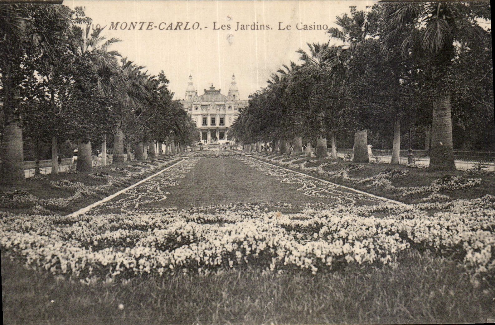 CPA Monte Carlo les Jardins le casino