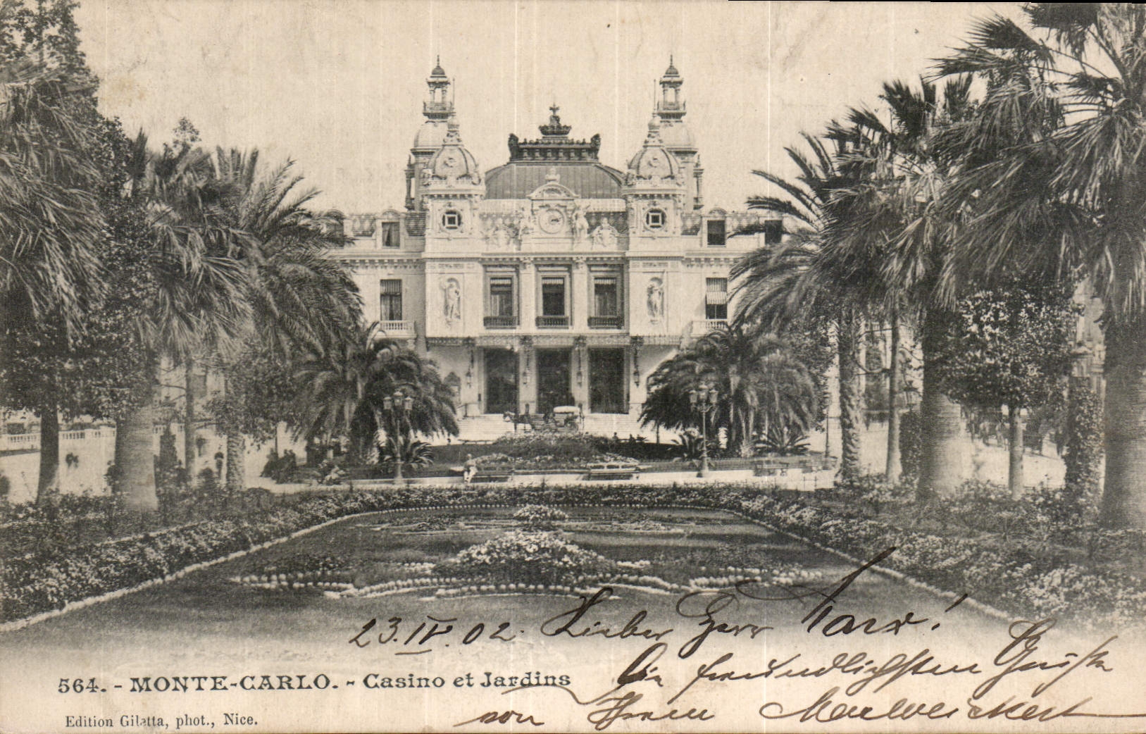 CPA Monte Carlo Casino et Jardins 