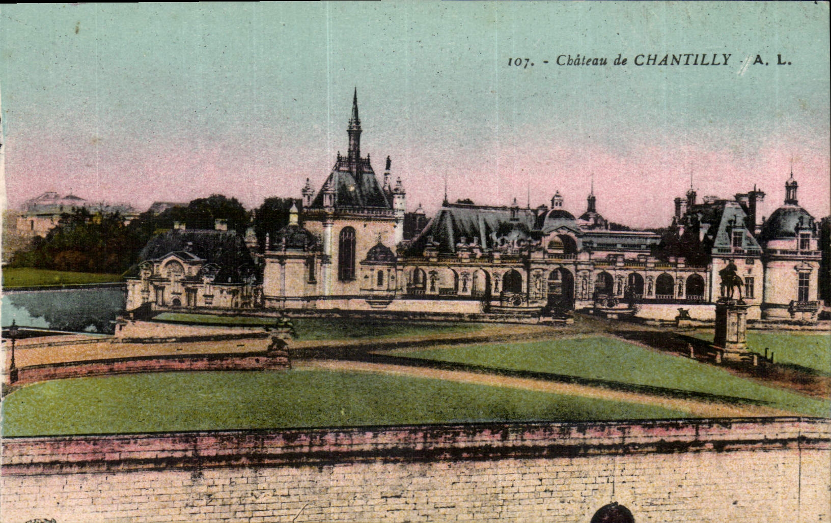 CPA Chateau de Chantilly 