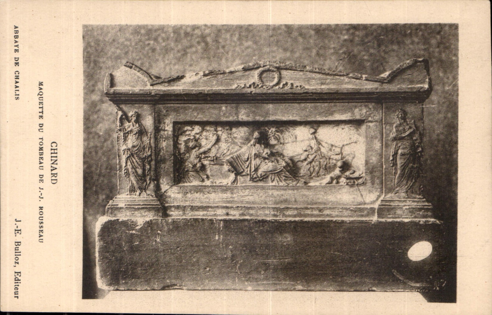CPA Chinard Maquette du tombeau de J J Rousseau