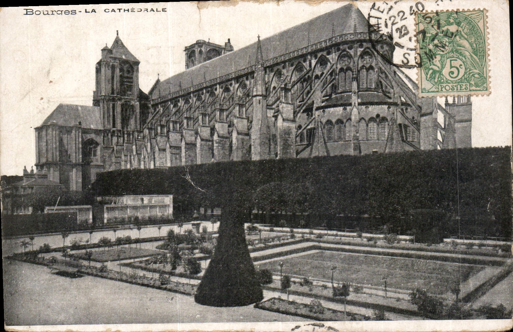 CPA Bourges la Cathedrale 