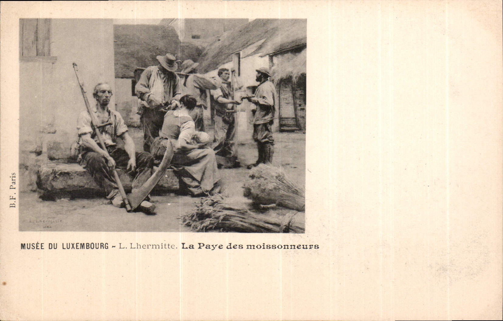 CPA Musee du Luxembourg La Paye des moissonneurs 