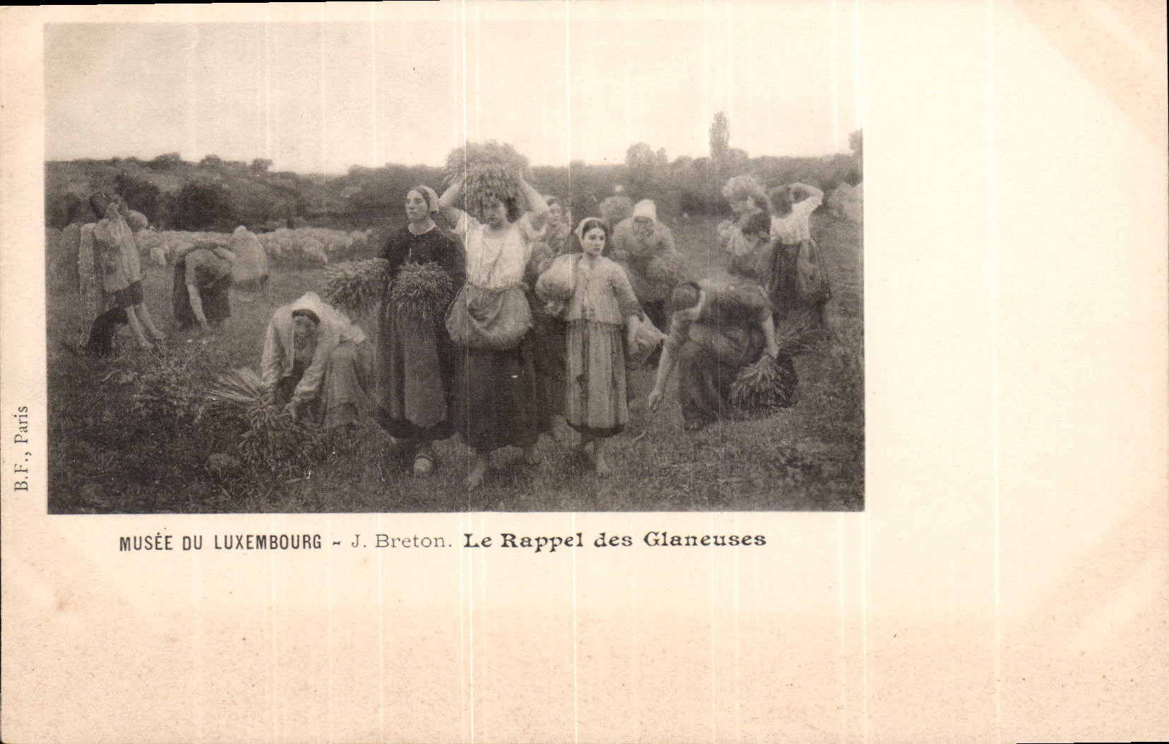 CPA Musee du Luxembourg J Breton le Rappel des Glaneuses 