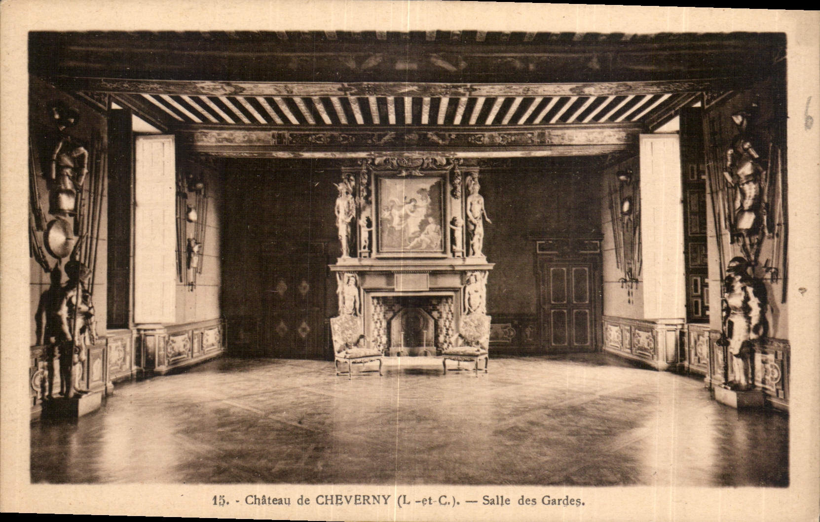 CPA Chateau de Cheverny L et C Salle des gardes