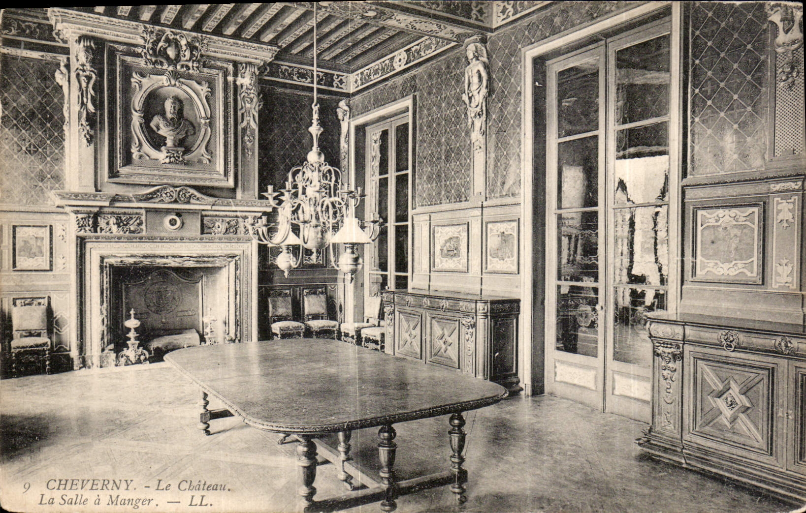 CPA Cheverny le Chateau la Salle a Manger