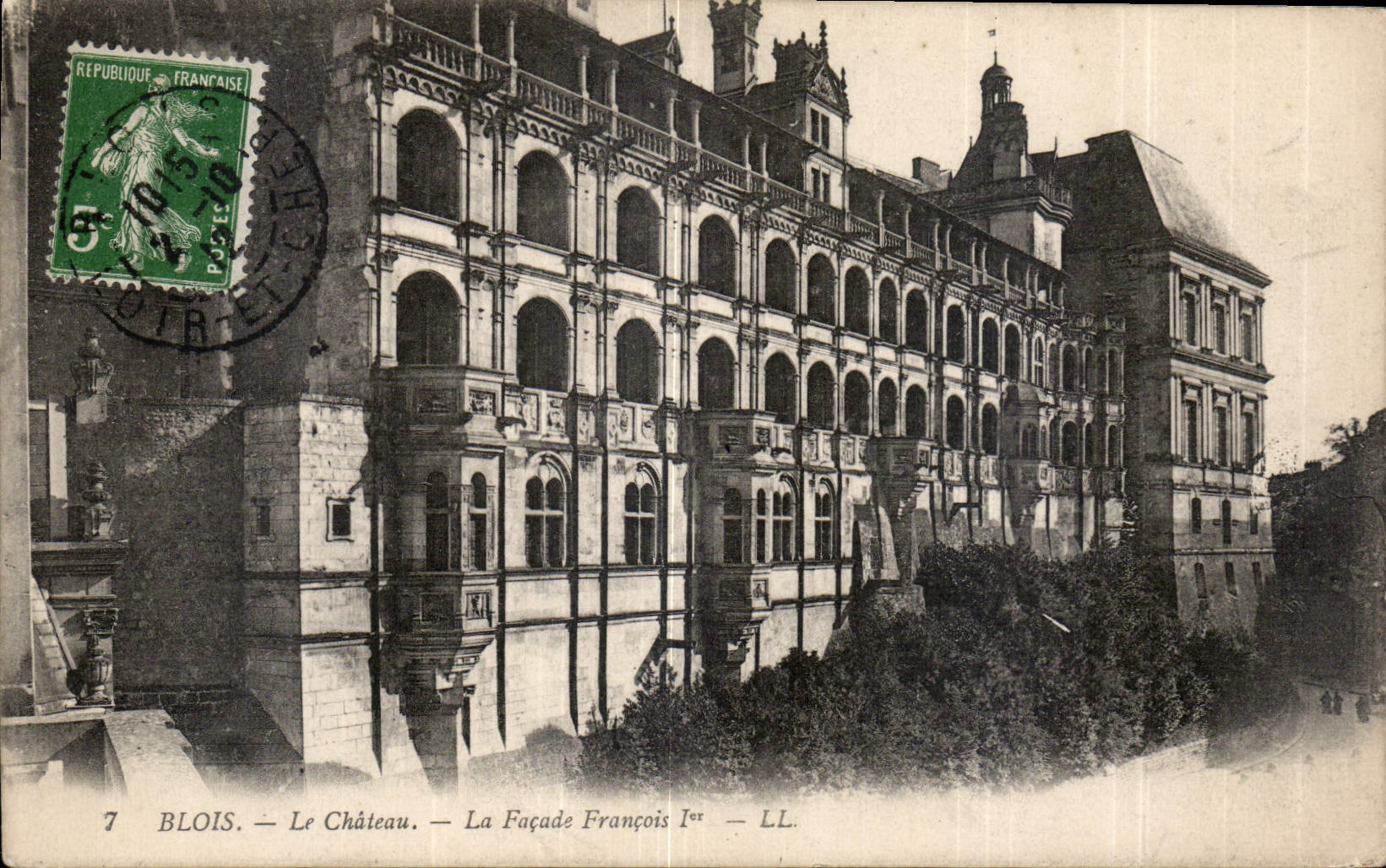 CPA Blois le Chateau la Facade Francois Ier 