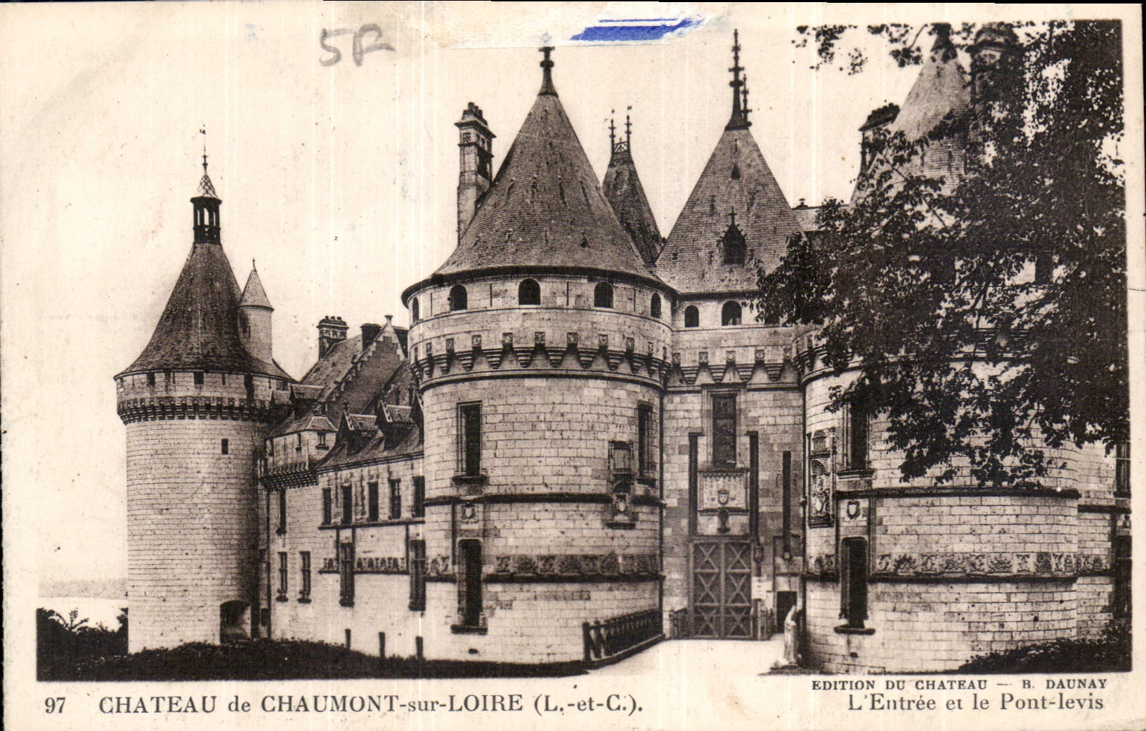 CPA Chateau de Chaumont sur loire L et C 
