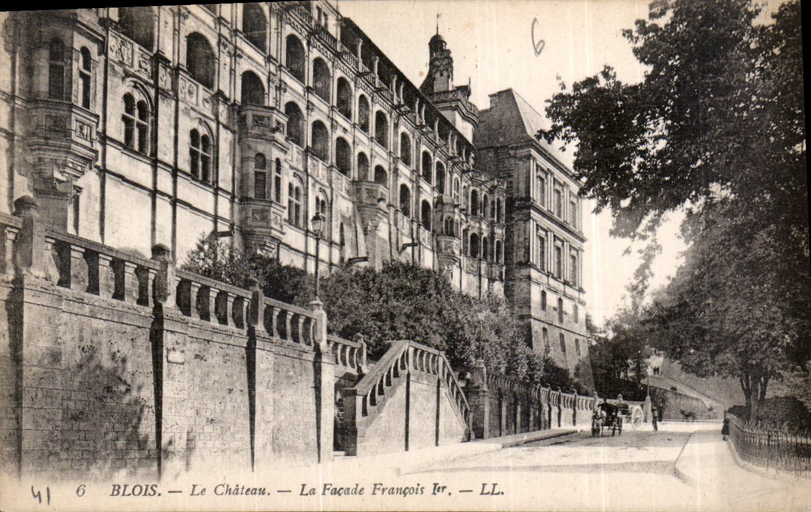CPA Blois le Chateau la Facade Francois Ier 