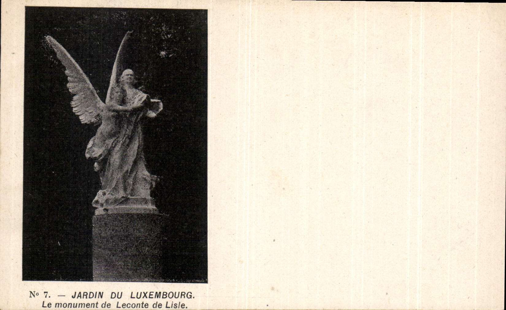CPA Jardin du Luxembourg le Monument de Leconte de Lisle