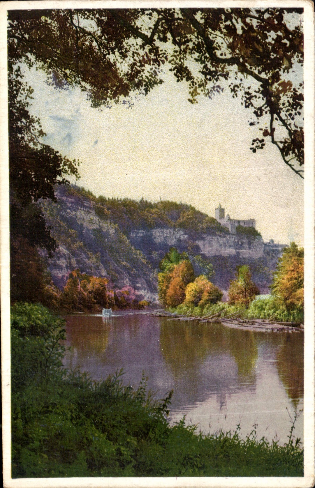 CPA Paysage Château