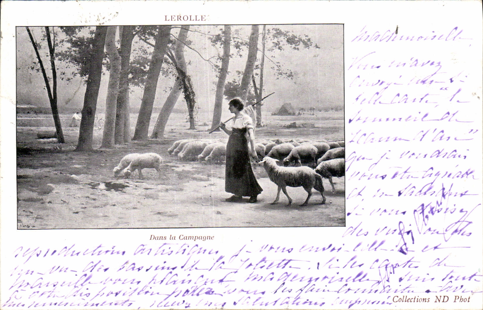 CPA Lerolle dans la Campagne 