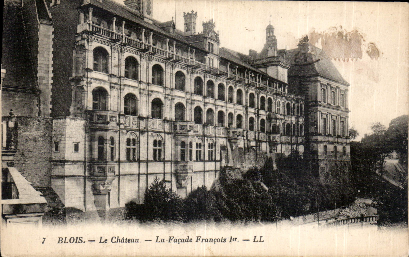 CPA Blois le Chateau la Facade Francois Ier 