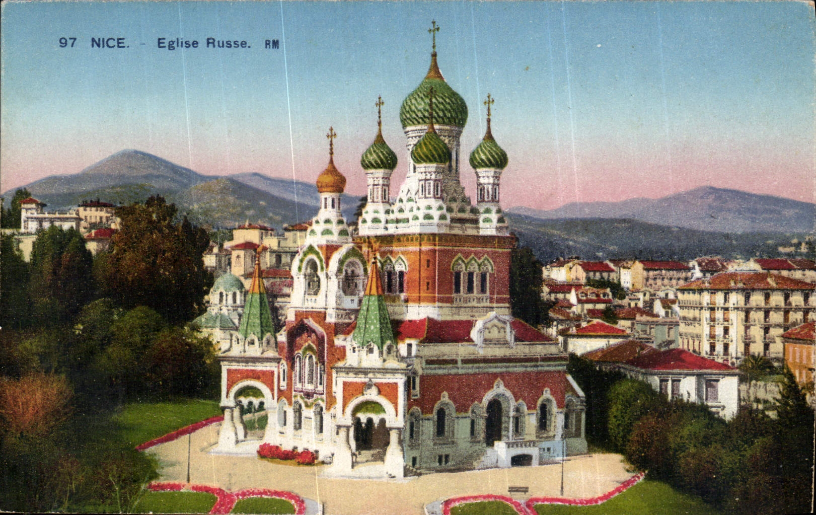 CPA Nice Eglise Russe Russia Russie