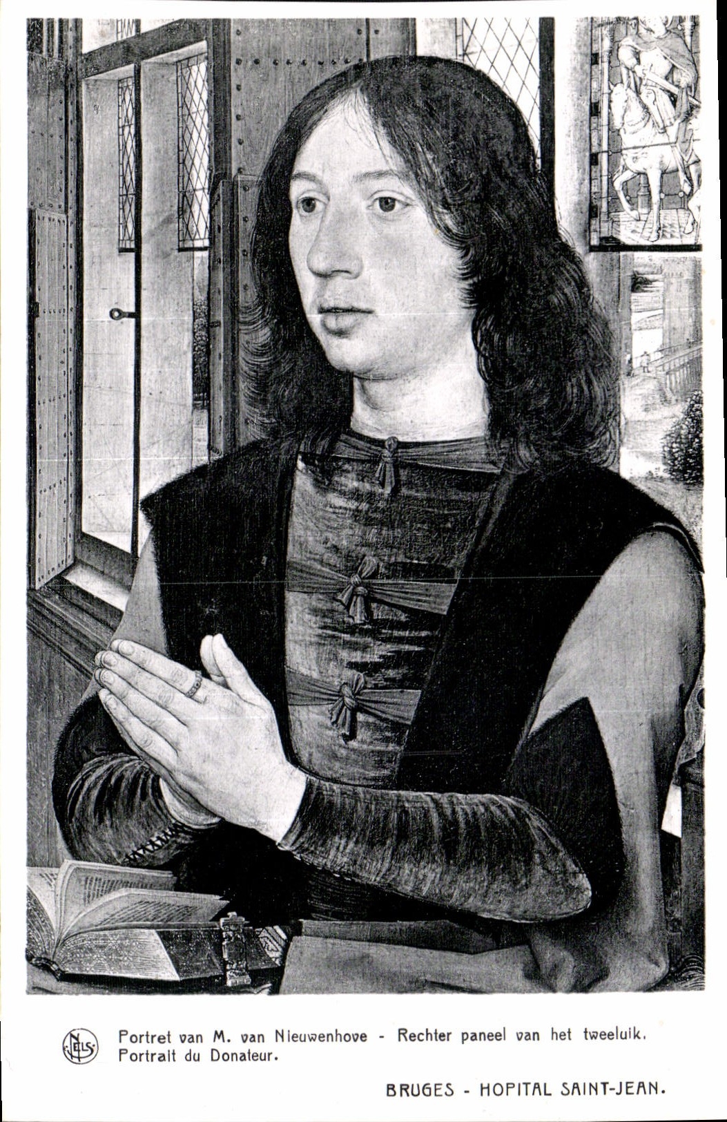 CPA Portrait du Donateaur Bruges hopital Saint Jean 