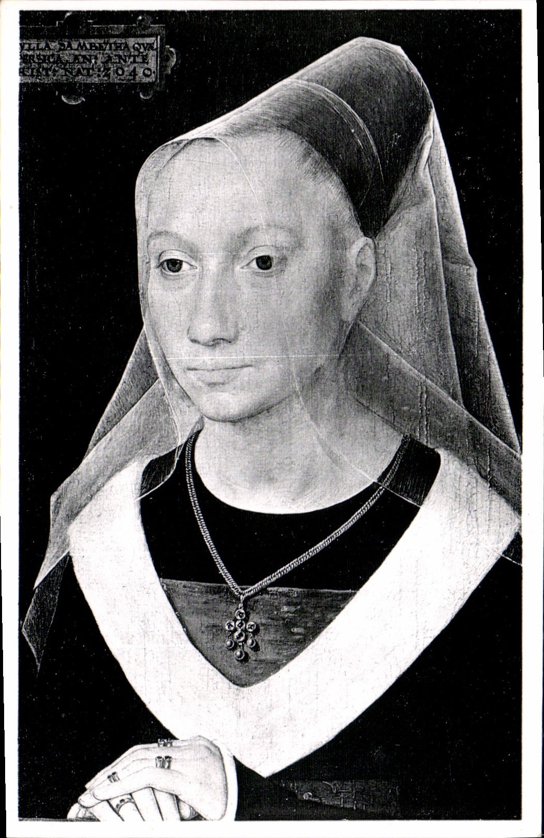 CPA Portrait de Marie Maree Bruges hopital Saint Jean 