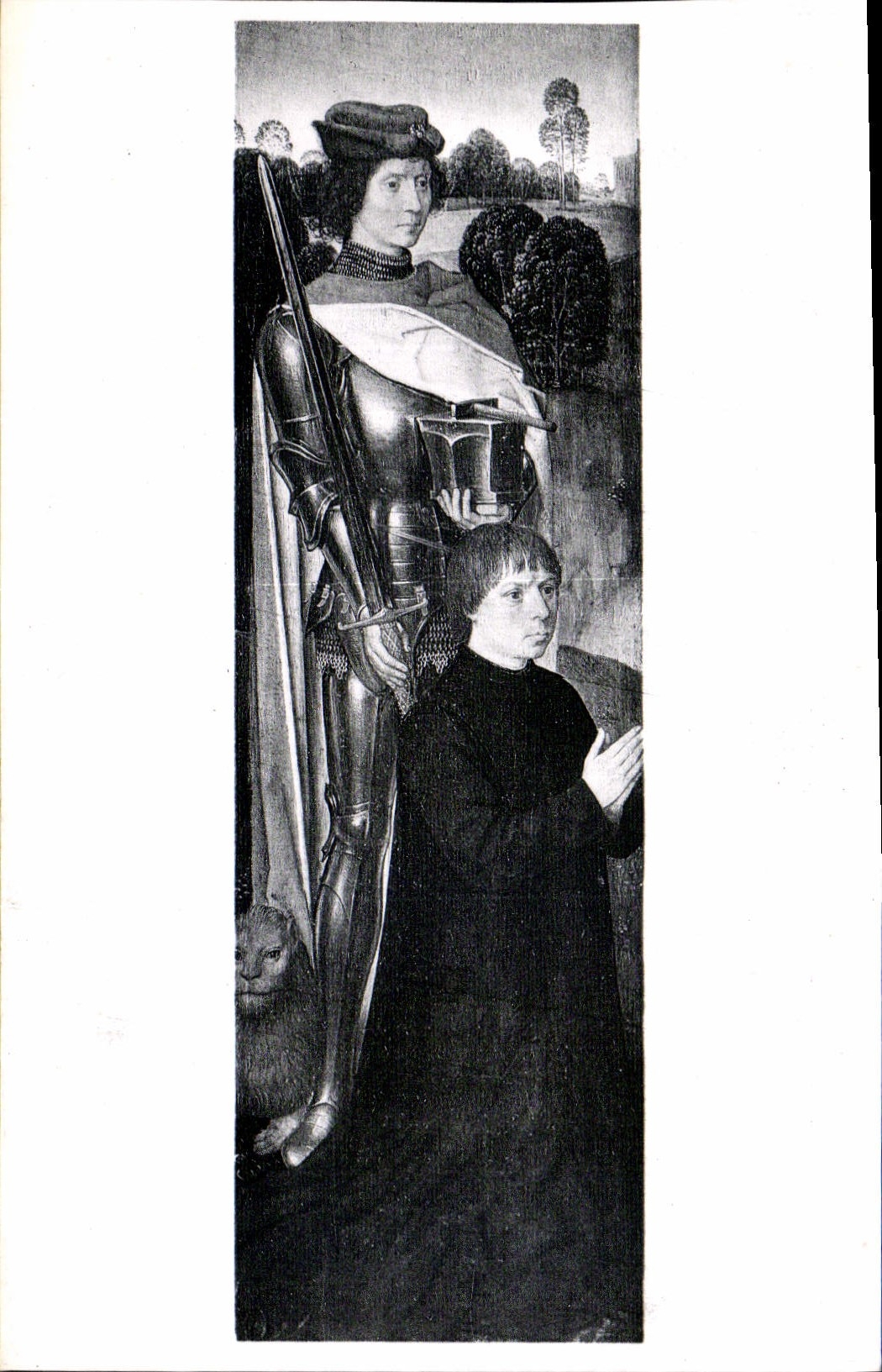 CPA La Descente de Croix volet du triptyque Saint Adrten et Bruges hopital Saint Jean 