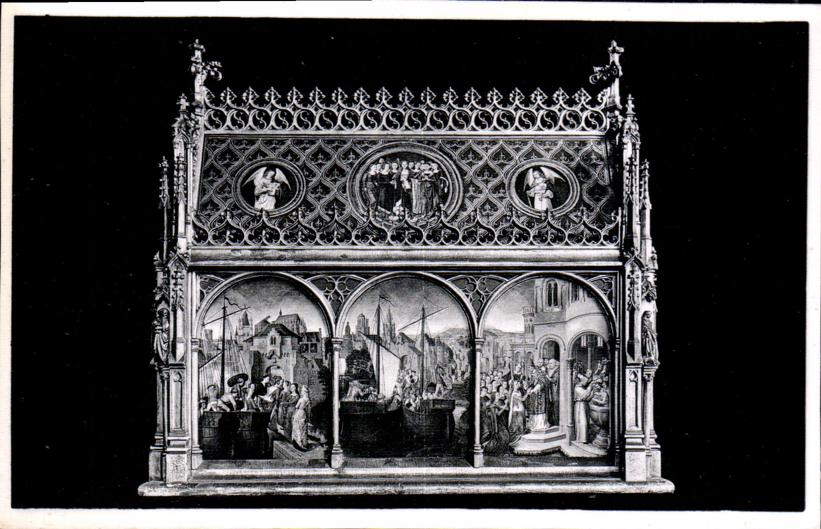 CPA La Chasse de Sainte Ursule Bruges hopital Saint Jean