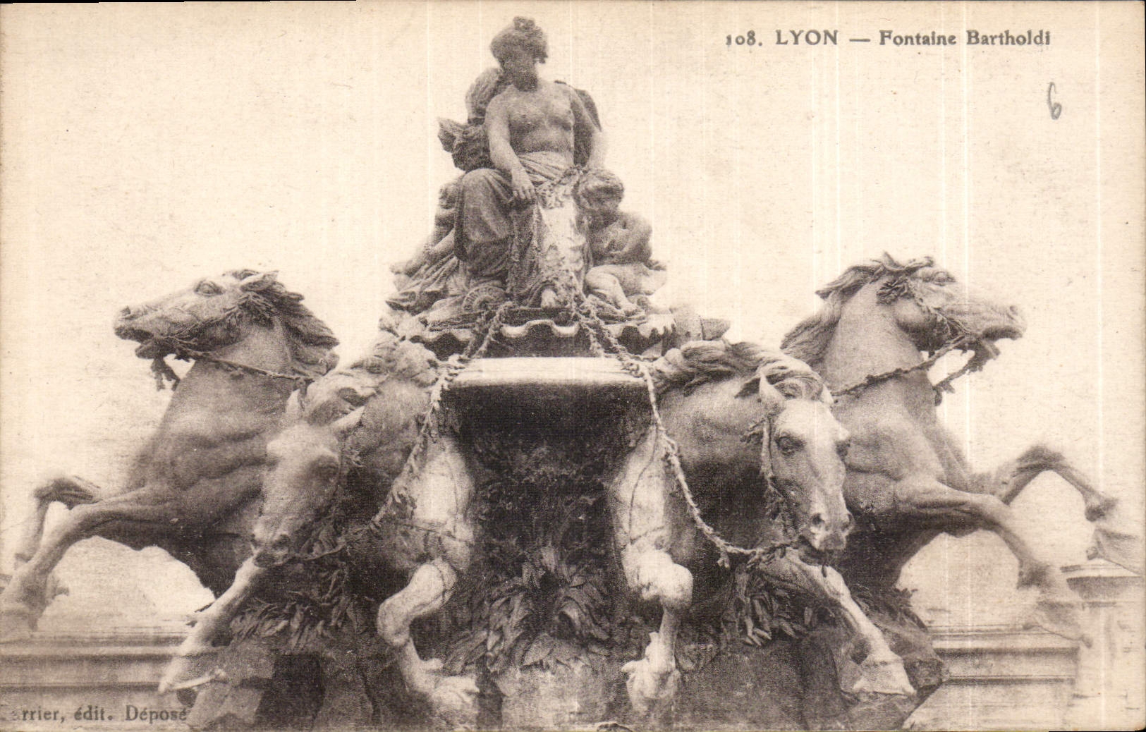CPA Lyon Fontaine Bartholdi 
