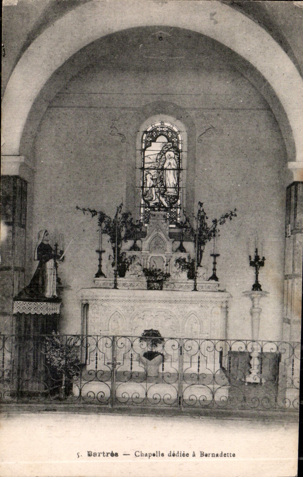 CPA Bertree Chapelle dediee a Bernadette 